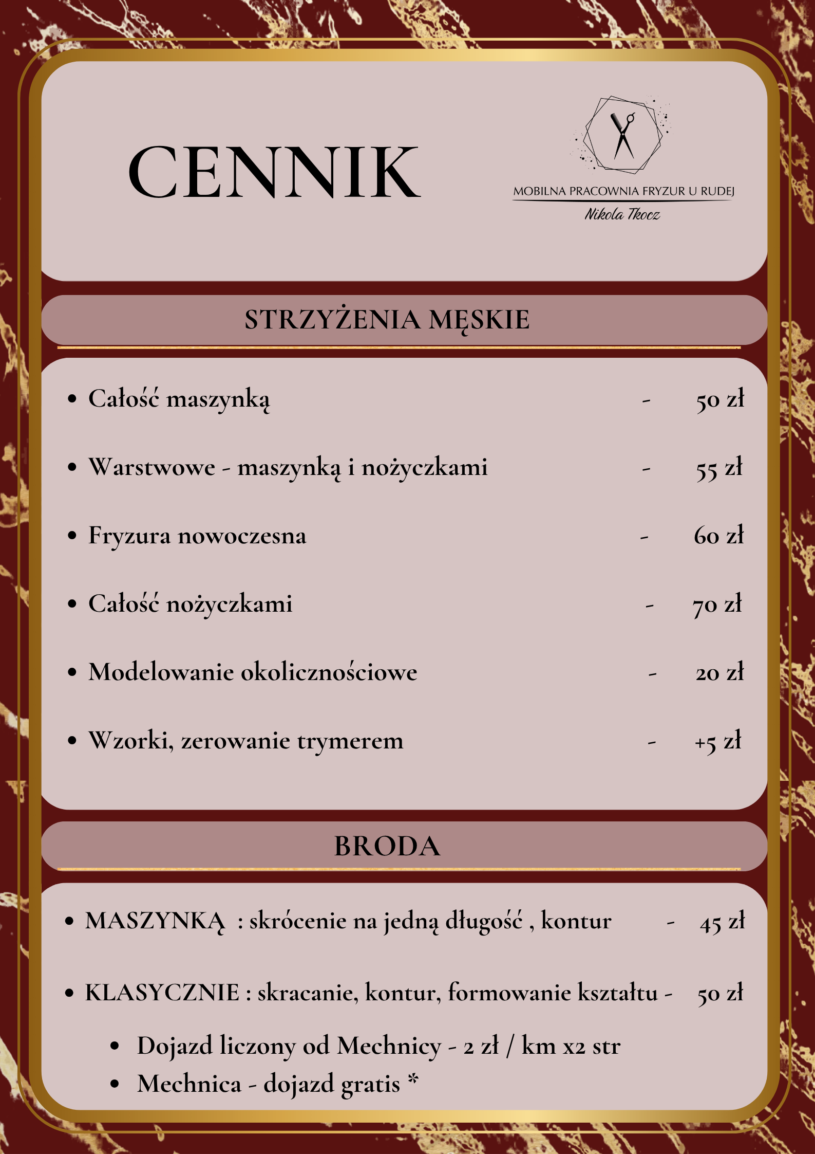 Cennik